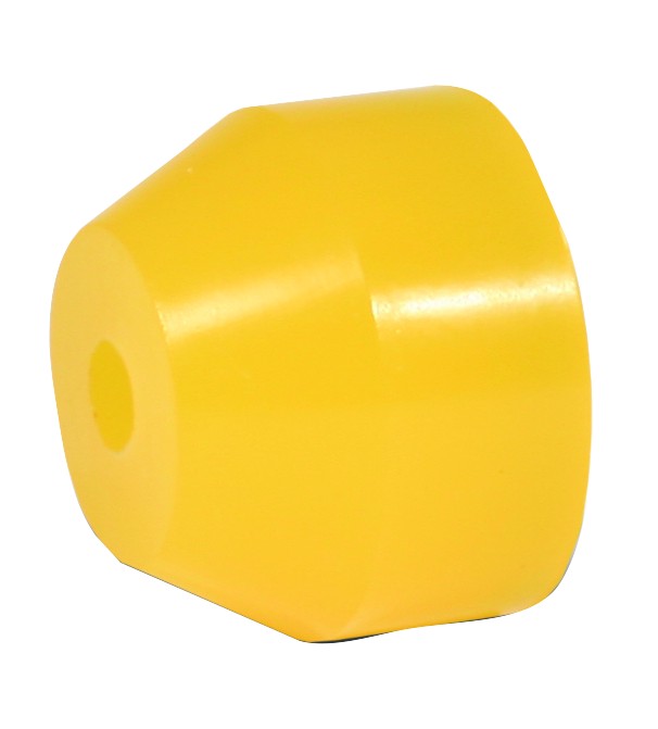 3-3/8" O/D. Yellow 75 Durometer Bushing Two Stage Torque Link AFCO Racing