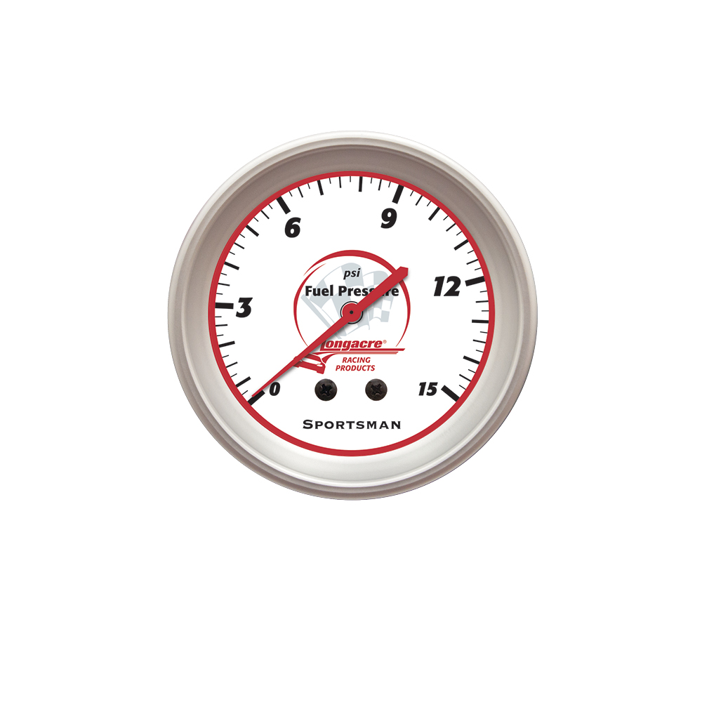 Sportsman™ Fuel Pressure Gauge 0-15 psi Longacre