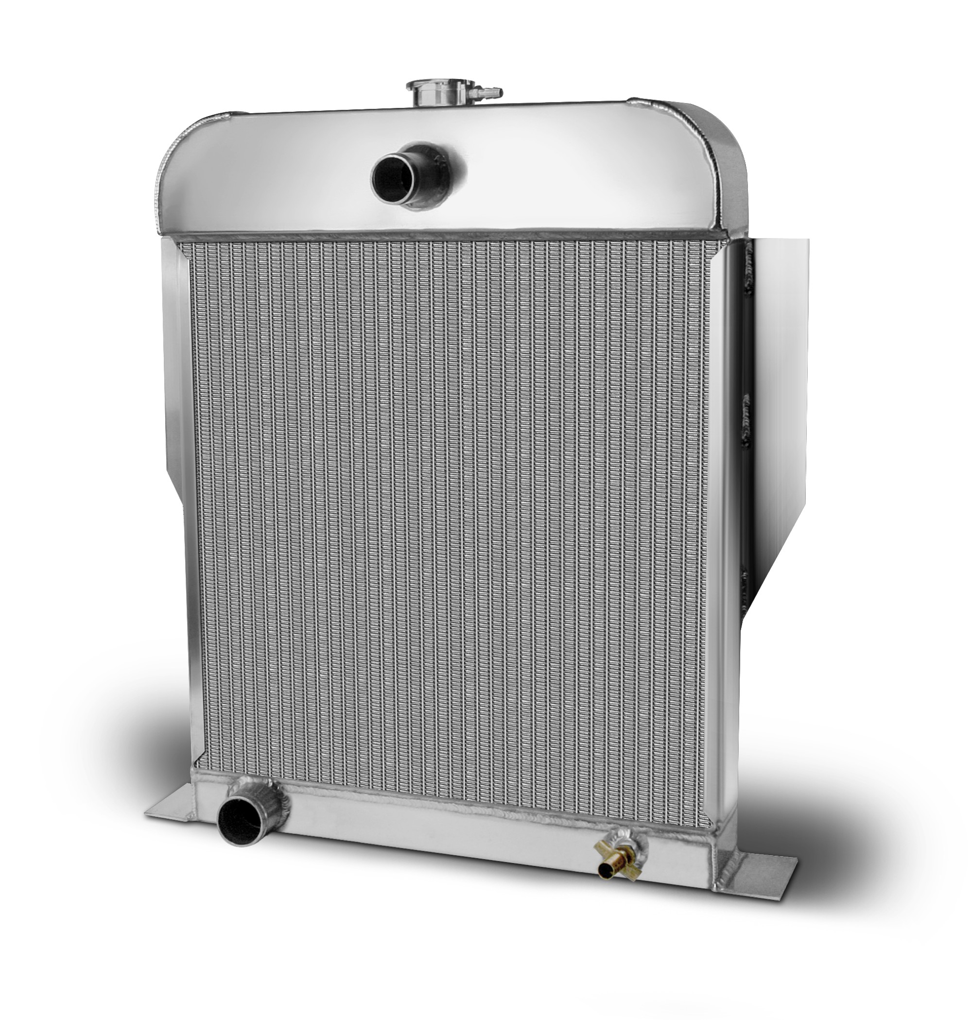 Aluminum Polish Radiator 1949-53 Ford Car 